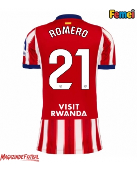 Atletico Madrid Cristian Romero #21 Tricou Fotbal Replică 2026-27 Femei Acasa Atletico Madrid Cristian Romero #21 Tricou Fotbal Replică 2026-27 Femei Acasa